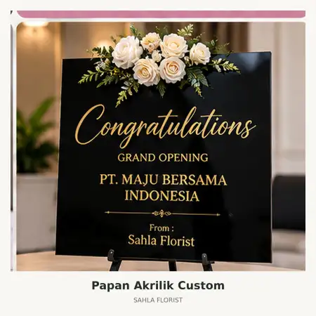 Papan Bunga Akrilik Kedonganan
